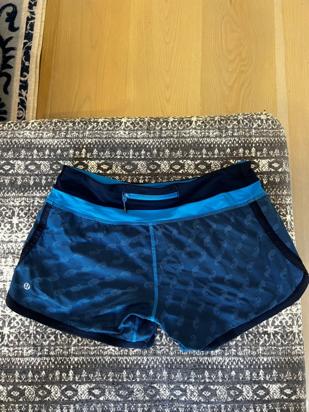 lululemon athletica Blue and Teal Athletic Shorts